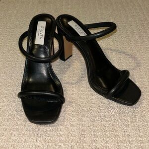 NWOT Steven New York faux leather slip on heels size 6
